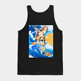 Ahola Heeler Family Surf Up Tank Top